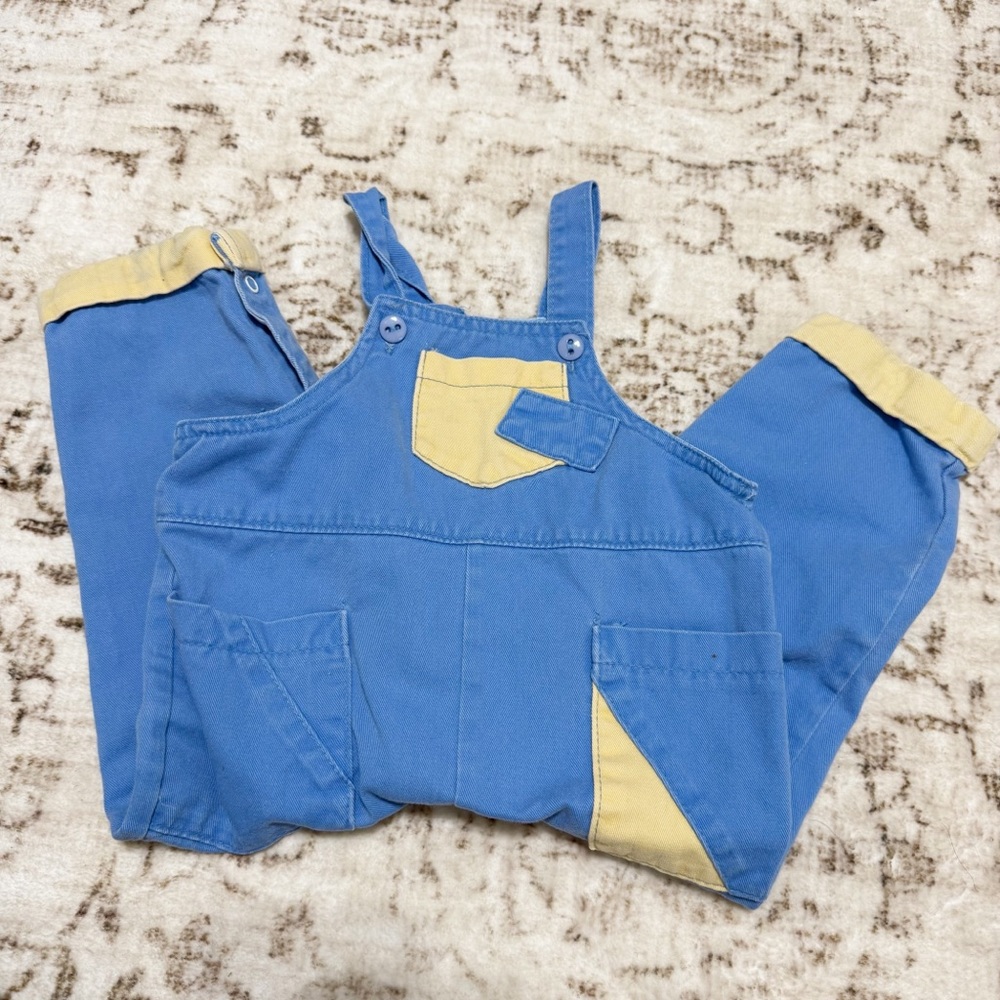 Vintage healthtex overalls color block-18 months - Picture 6 of 6